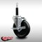 Service Caster 5'' SS Phenolic Swivel 3/4'' Expanding Stem Caster with Brake SCC-SSEX20S514-PHS-TLB-34 - alternate 4